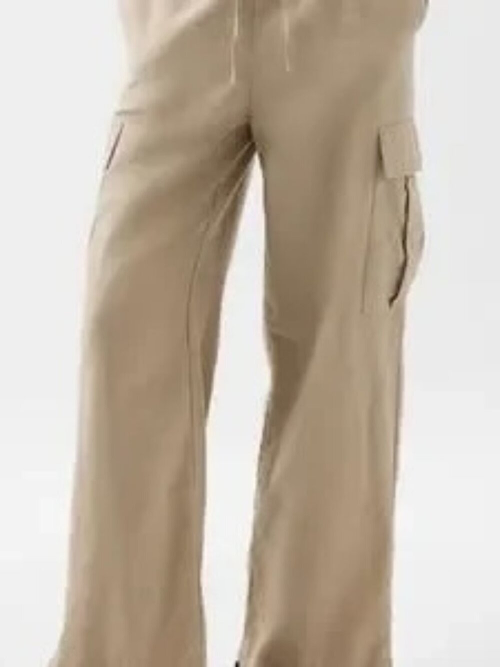 GAP linen wide-leg cargo pants